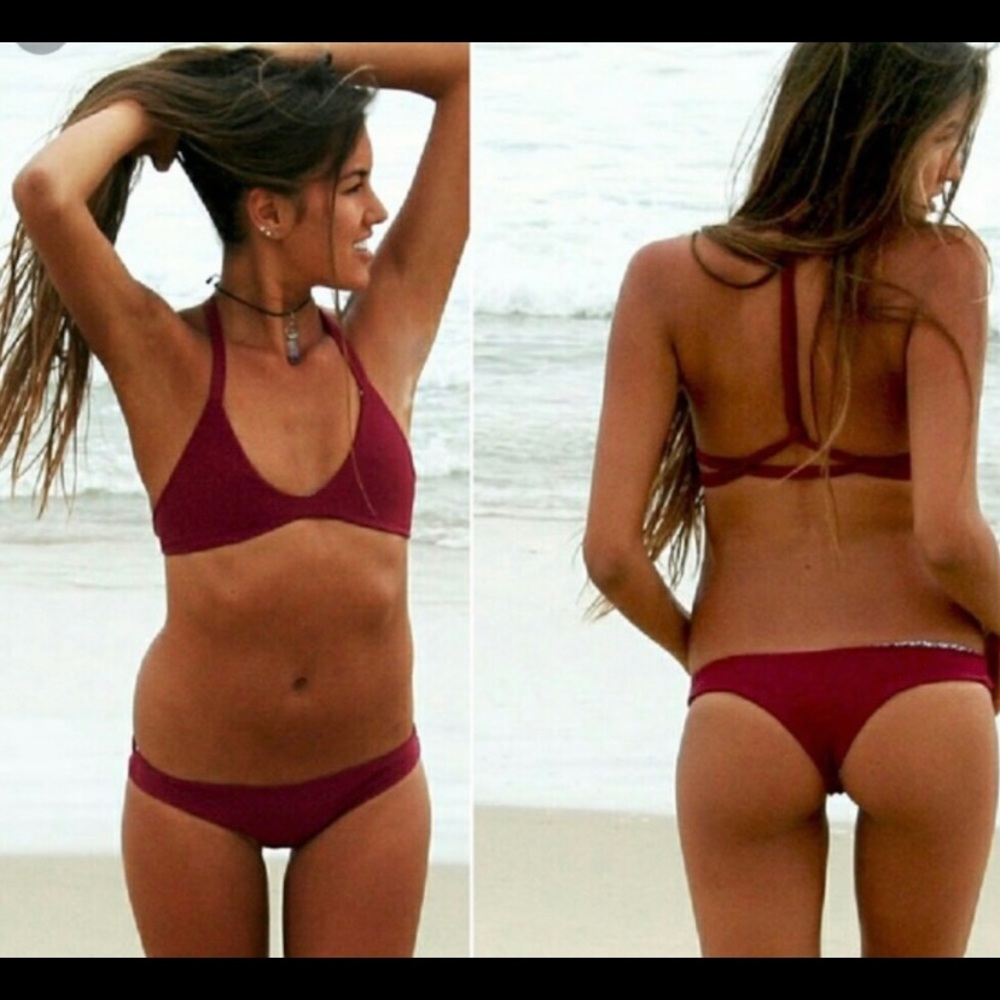 Acacia Swimwear Red Fruit Yelapa Top